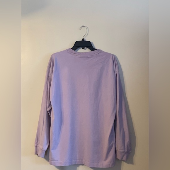 H&M Men’s Lilac/Lavender Oversized Cotton Crewneck Shirt; Size: Men’s Medium - Picture 2 of 3